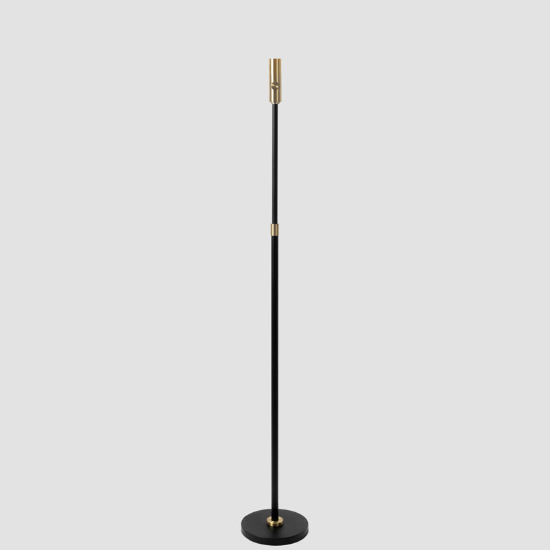 Poise Adjustable Floor Lamp In Brass
