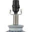 Lampe de table 25 po en céramique, lampe de chevet traditionnelle chinoise pour chambre à coucher, salon, bureau, bleu \/ blanc