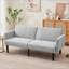 2 Seater Linen Loveseat