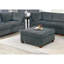 Ensemble de canapé modulaire en chenille gris modulaire 7 pièces
