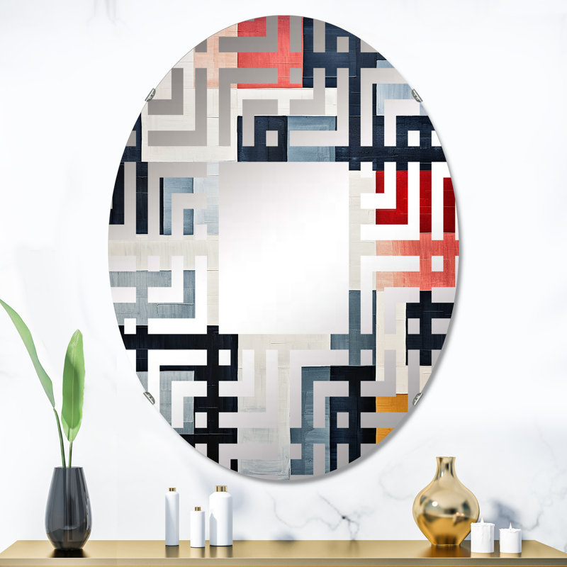 Aariah Oval Mirror, 35,4 po x 23,6 po