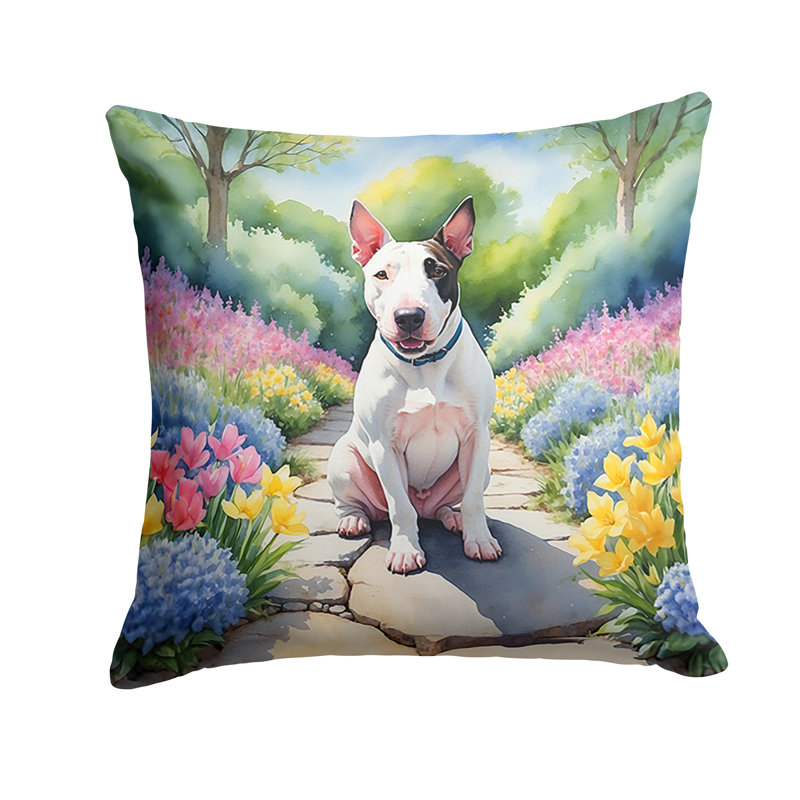 Coussin décoratif intérieur / extérieur Spring Path, H 18 po x l 18 po