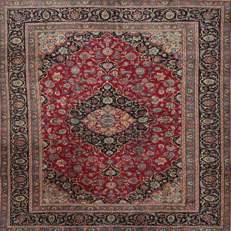 Oriental Indoor Rug, Square 7'