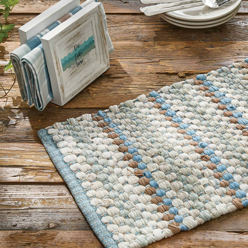 Hayfield Chindi Table Runner 13", Blue, 54" L x 13" W