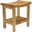 Sumba Shield Teak Shower Bench