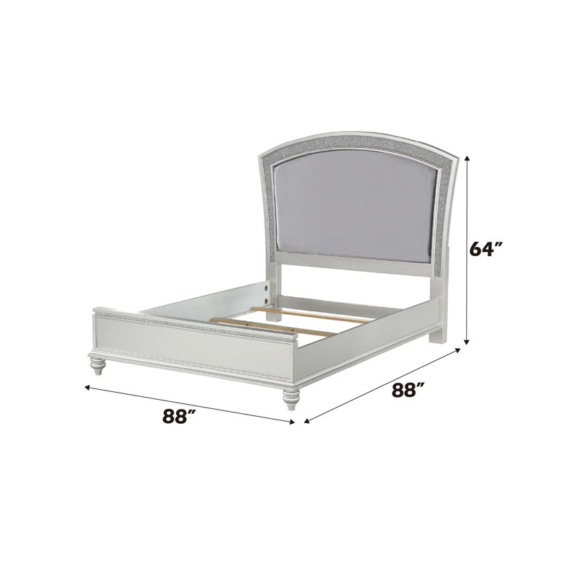 Très grand lit en tissu Maverick, Très grand lit