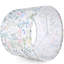 Abat-jour tambour en lin multicolore H 10 po x l 13 po