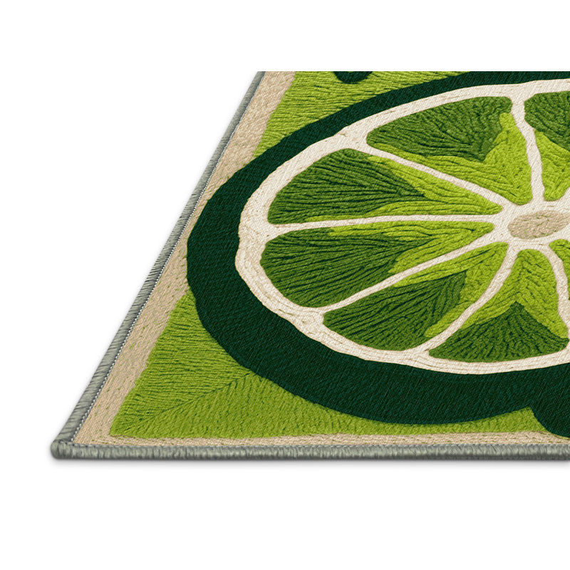  Tapis lavable lavande et fruits clés, Tapis de couloir 2 pi x 4 pi