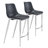 Upholstered Counter Stool with Metal Frame-1943868855-1943868854