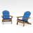 Laffey Acacia Foldable Outdoor Adirondack Set-1664524195