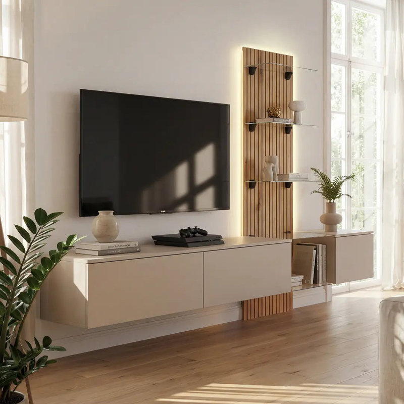 Unfinished for TVs up to 70"