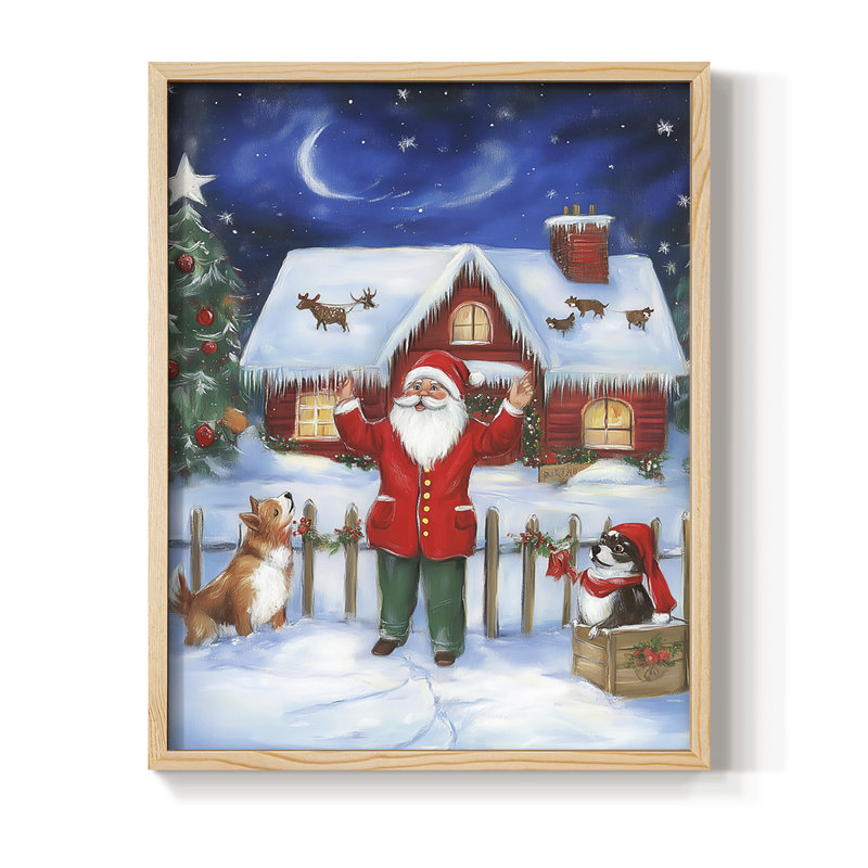 Framed Print - Solid Wood, Natural, 15" H x 12" W