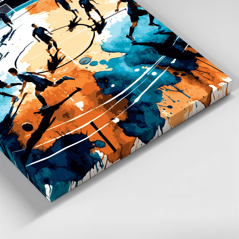Art mural sur toile Sports Futsal, H 16 po x l 20 po