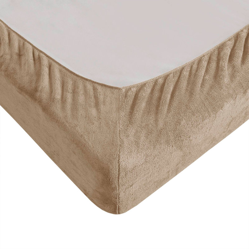 4 PCS Micro Plush Sheet Set, Full Sheet Set, Taupe