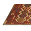 Tapis brun/rouge pourpre/zone noire-415853467