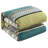 Yellow/Blue Microfiber 10 Piece Comforter Set-679988019