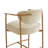 Upholstered Counter Stool with Metal Frame-118574584