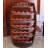 Maron Wine Bottle & Glass Rack in Brown