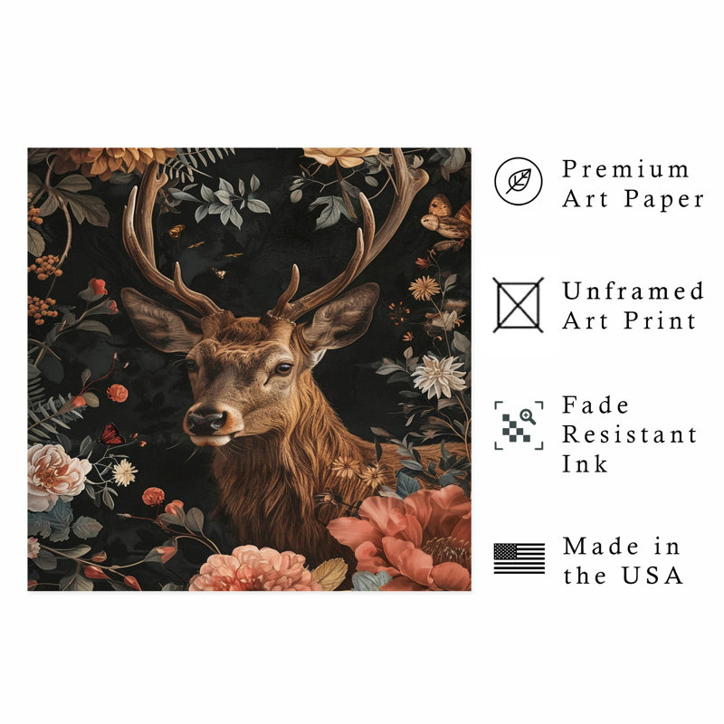Animaux, animaux, William Morris, H 16 po x l 16 po