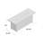 Goldstein Rectangle Aluminum Propane Fire Pit Table with Hidden Fuel Tank-295420879