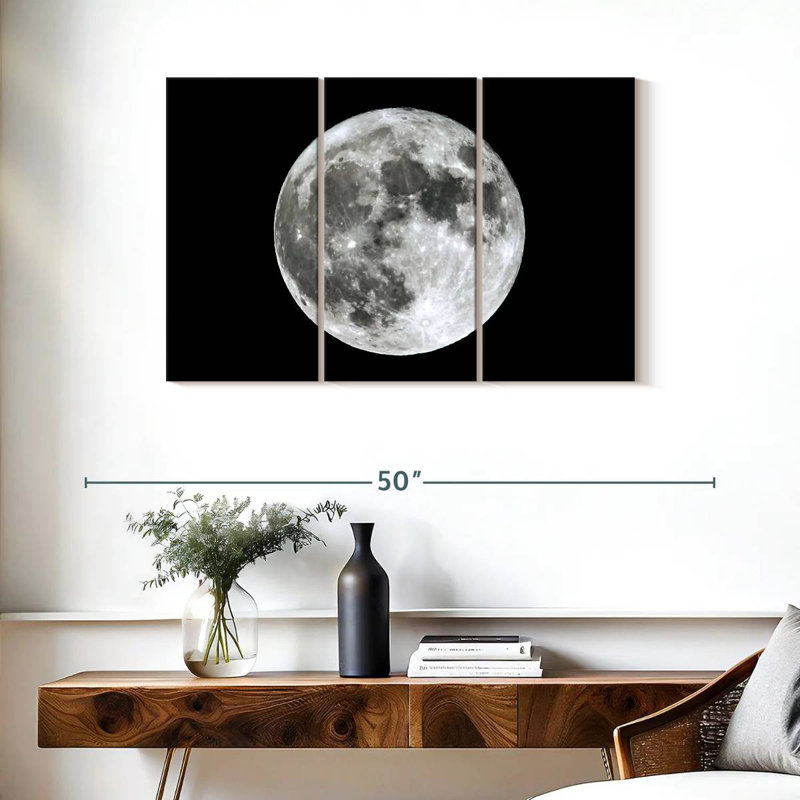 Oberle The Moon, 24" H x 38" W