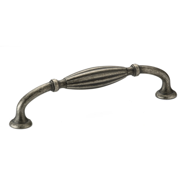 Poignée arche 5 1/32 po Expression, Fer ancien