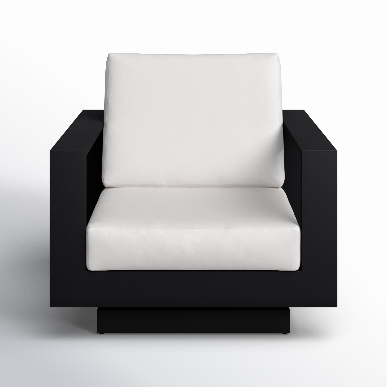 Joss Main Sterling Metal Outdoor Swivel Lounge Chair with