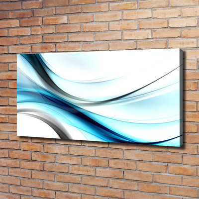 Waves Abstraction - Wrapped Canvas Print