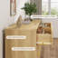 Commode cannelée pour chambre à coucher, rangement en bois pour garde-robe de salon, couloir-1296640407