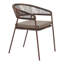 Ensemble de chaises de salle à manger Skye (ensemble de 2) - brun
