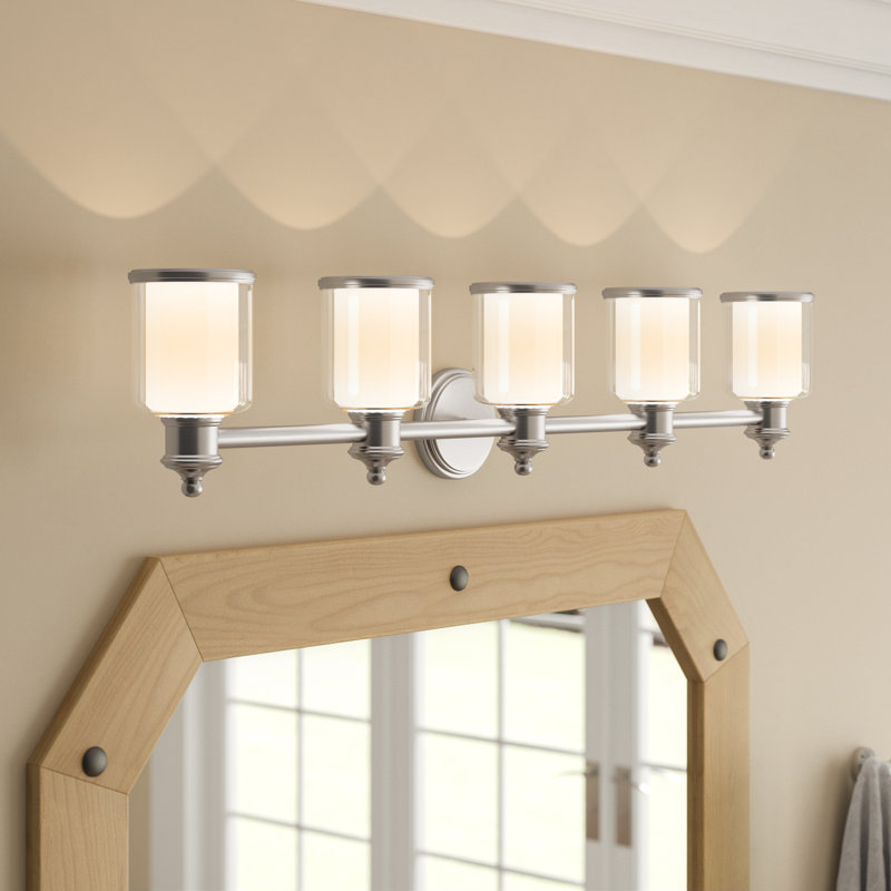Allysa 5 - Light Dimmable Vanity Light, Brushed Nickel