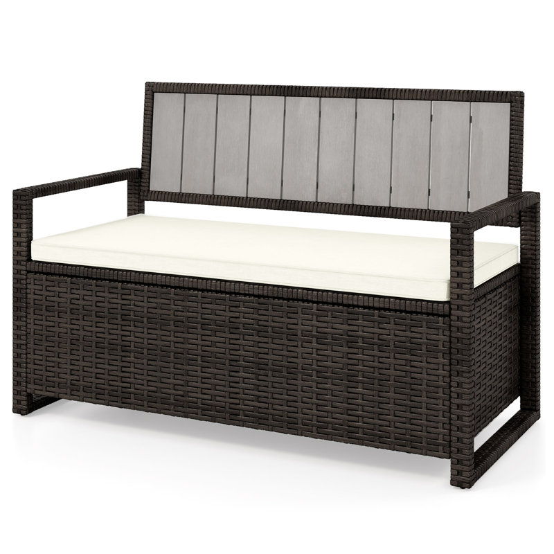 Banc d'extérieur Fela, Noir