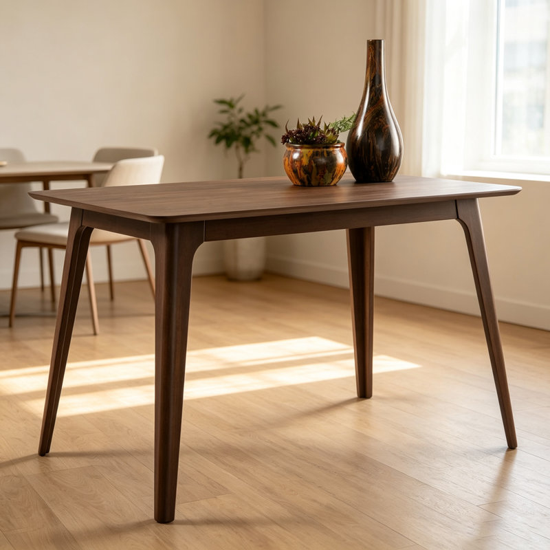 47'' W Rectangular Solid Wood Dining Table