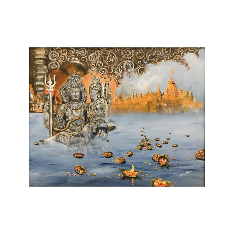 Ananda Aniket | Acrylique sur toile | Par Pratima Abhange