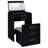 Cushign 3-drawer Makeup Vanity & Stool Set-714431658