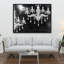 «White Chandeliers», reproduction sur toile