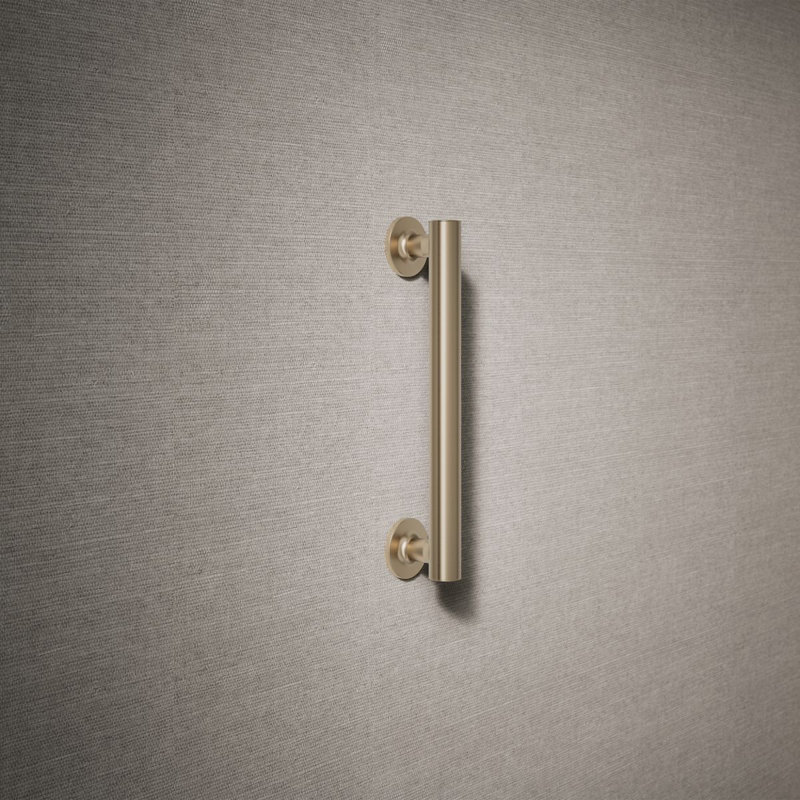 Purist Grab Bar, Vibrant Brushed Bronze, 12"W