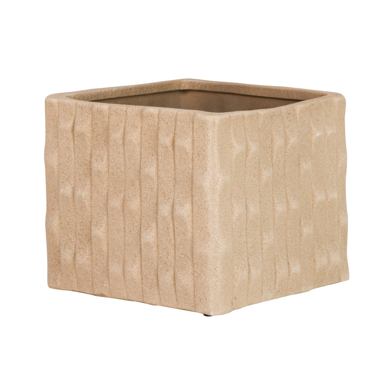 Ceramic Pot Planter, Brown