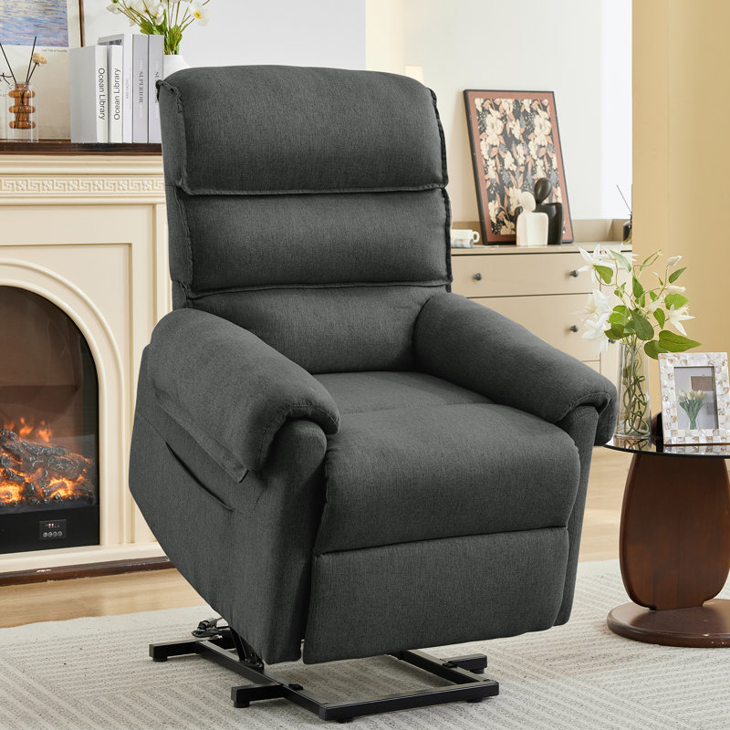 KORSER Power Lift Recliner , Electric Lift Recliner For Elderly , Small Recliner For Small Space, Recliner Chair With Side Pockets 