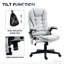 Fauteuil de bureau à haut dossier avec dossier inclinable, pour la maison et le bureau