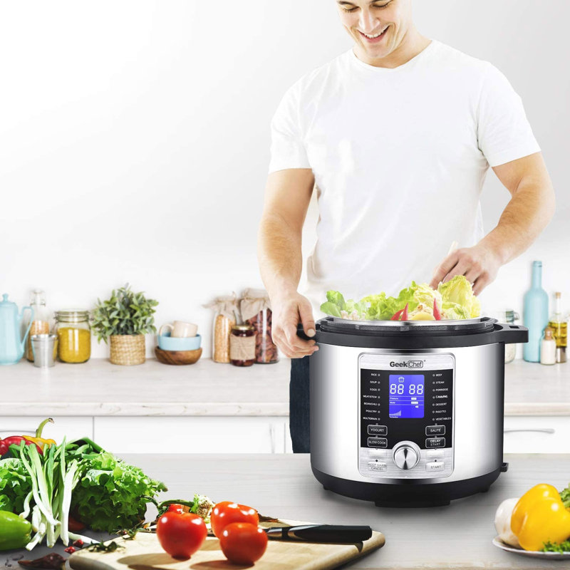 Home Easy 6 Qt. Electric Pressure Cooker