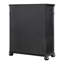 Commode de chambre à 5 tiroirs noire