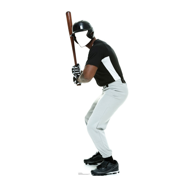 Life-Size Baseball Player Cardboard Stand-In Cutout