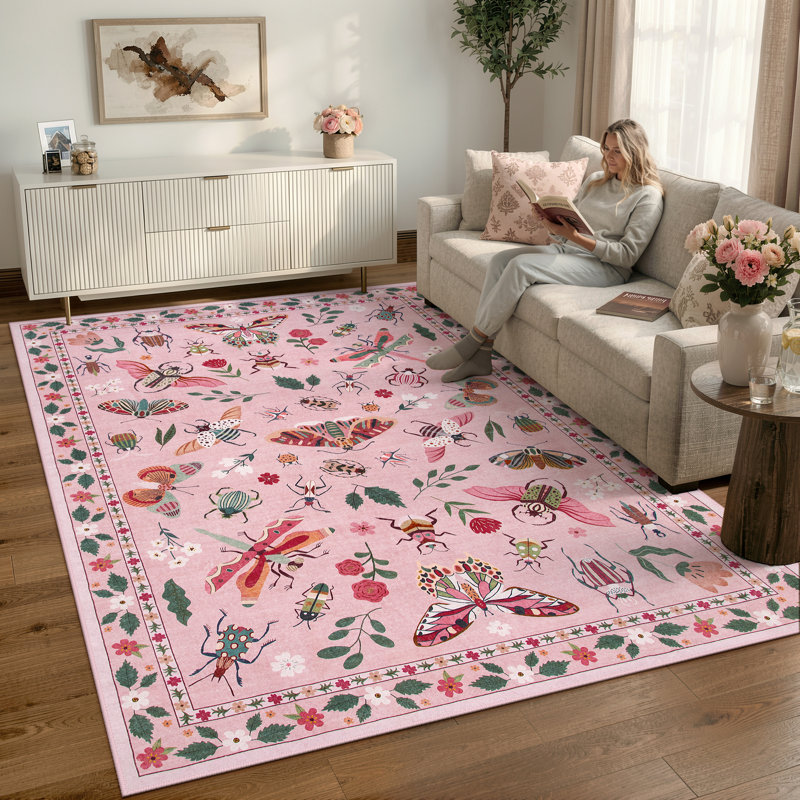 Tapis lavable pour animaux et insectes Goldene, Rectangulaire 8 pi x 10 pi