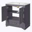 Meuble-lavabo 30 po avec lavabo en céramique-1172549317
