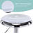Juddson 1Pc Bar Stools, Adjustable Height Swivel Bar Stools, Metal Airlift Barstools, Backless Counter Height Bar Chairs for Kitchen Dining Room Pub Cafe-638905802-593795850
