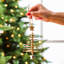 Décoration suspendue arbre de Noël 3D en bois