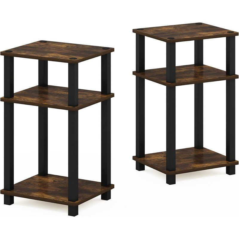 End Side Night Stand/Bedside Table With Stain...