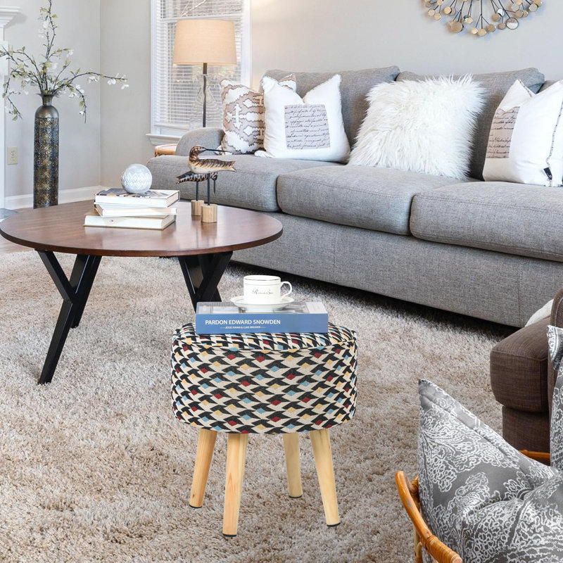 Shifrah Upholstered Ottoman