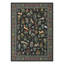 Tapis à motif floral lavable pour animaux 6 x 9 fermier antidérapant pour le salon, tapis à poils courts ne perdant pas de poils, tapis intérieur pliable mince et doux pour la salle à manger de la chambre à coucher, salle de jeux, noir-1707989848-1711026855